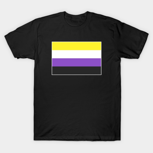 Non-binary Flag T-Shirt by AnnaBanana